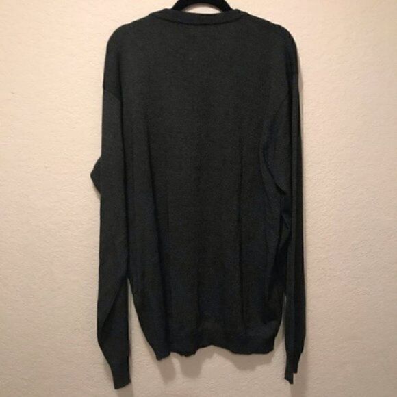 NWOT. Domani Men’s V-Neck Black Sweater. XXL. - Picture 4 of 6
